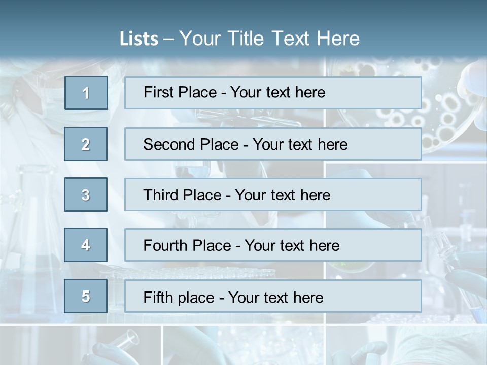 Biology Laboratory Chemist PowerPoint Template