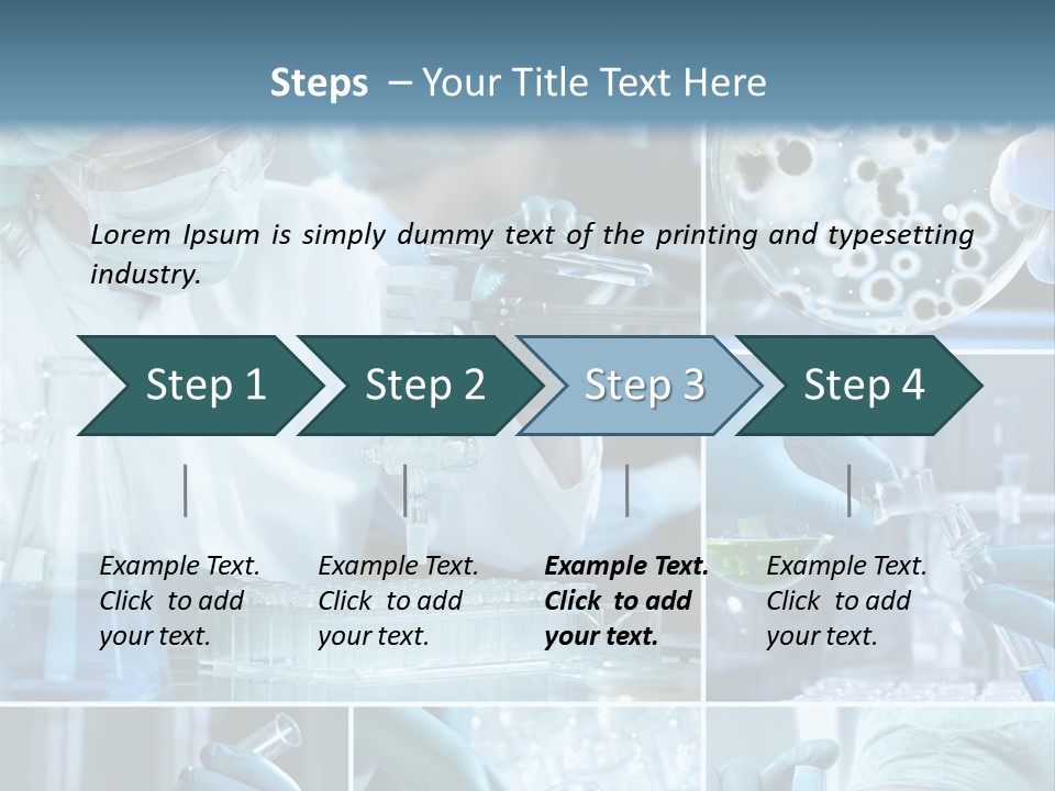 Biology Laboratory Chemist PowerPoint Template