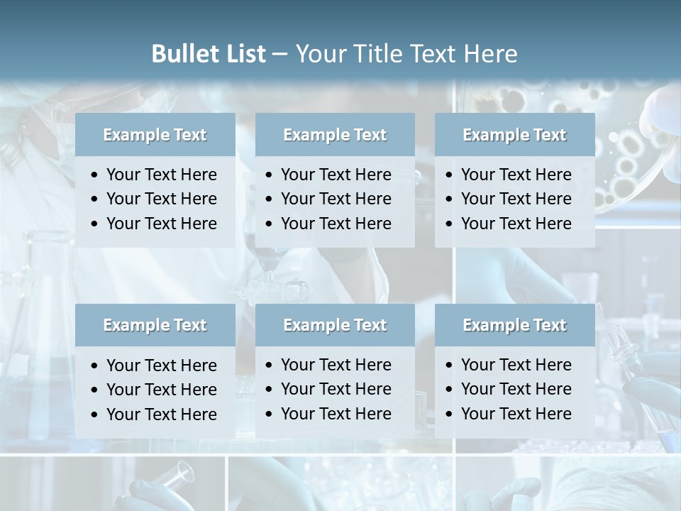 Biology Laboratory Chemist PowerPoint Template