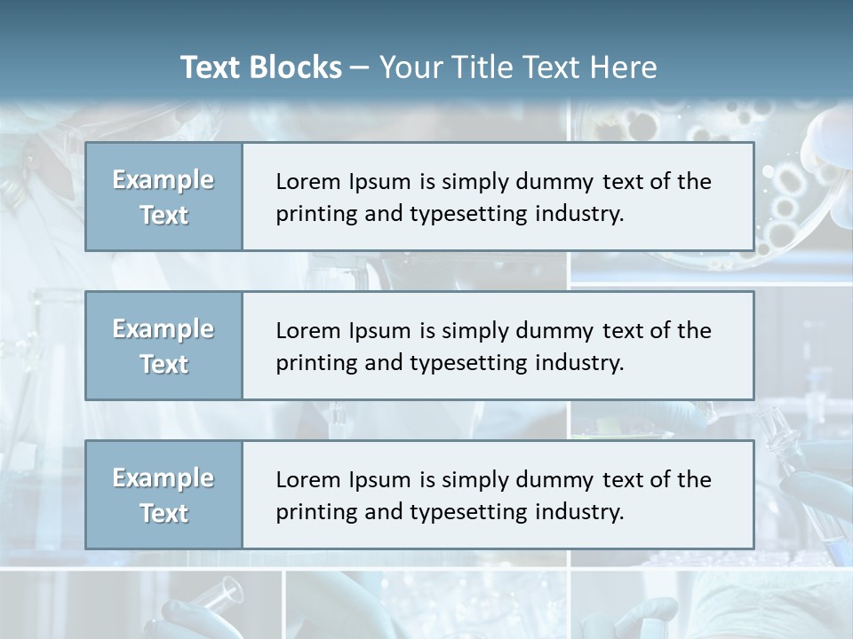 Biology Laboratory Chemist PowerPoint Template