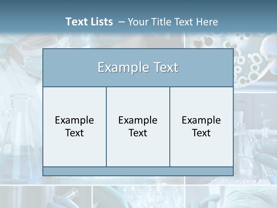 Biology Laboratory Chemist PowerPoint Template