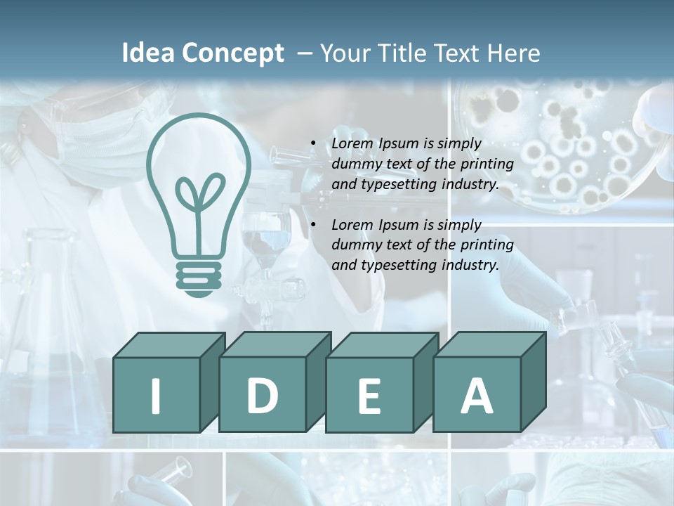 Biology Laboratory Chemist PowerPoint Template