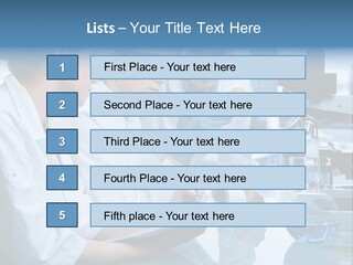 Chemistry Three Hospital PowerPoint Template