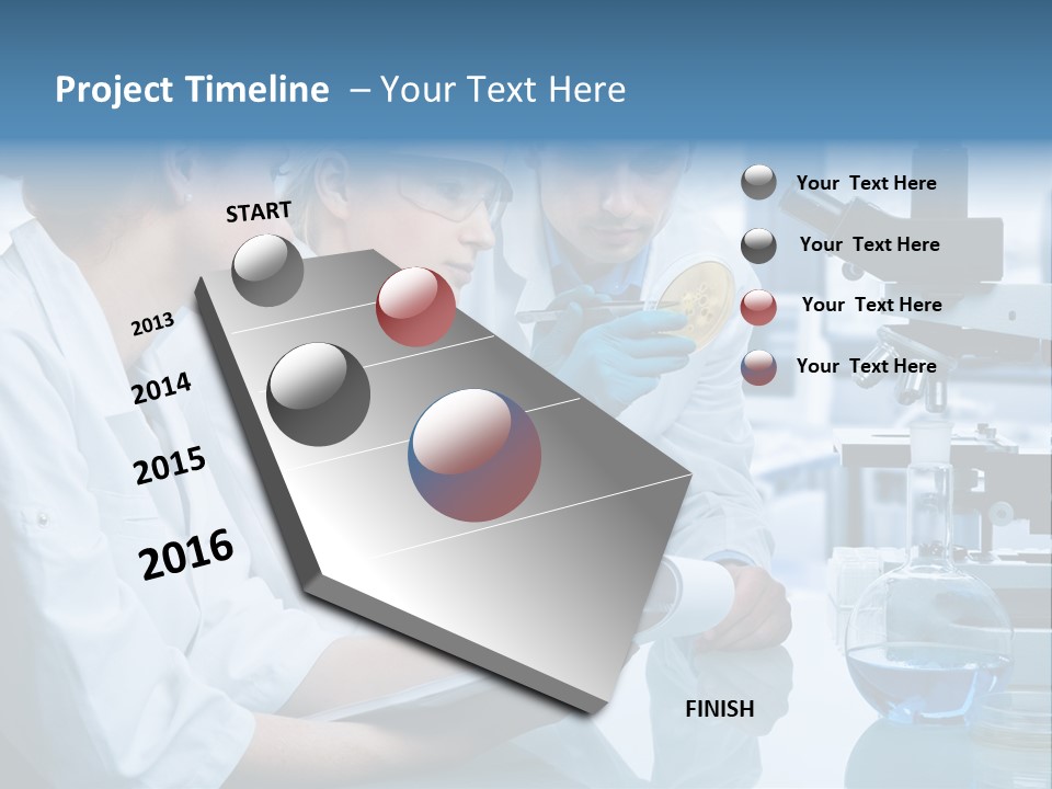Chemistry Three Hospital PowerPoint Template