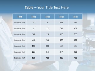 Chemistry Three Hospital PowerPoint Template