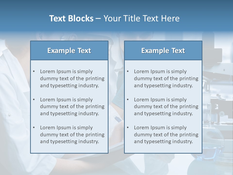 Chemistry Three Hospital PowerPoint Template