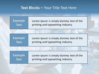 Chemistry Three Hospital PowerPoint Template