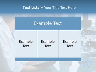 Chemistry Three Hospital PowerPoint Template