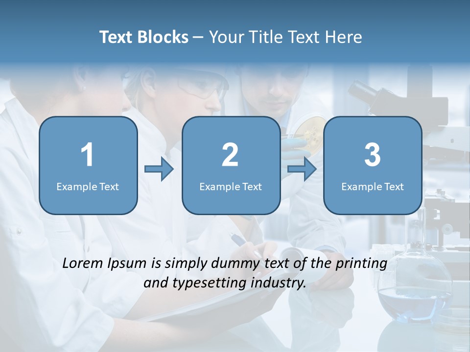 Chemistry Three Hospital PowerPoint Template
