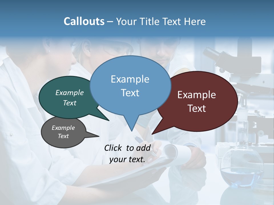 Chemistry Three Hospital PowerPoint Template