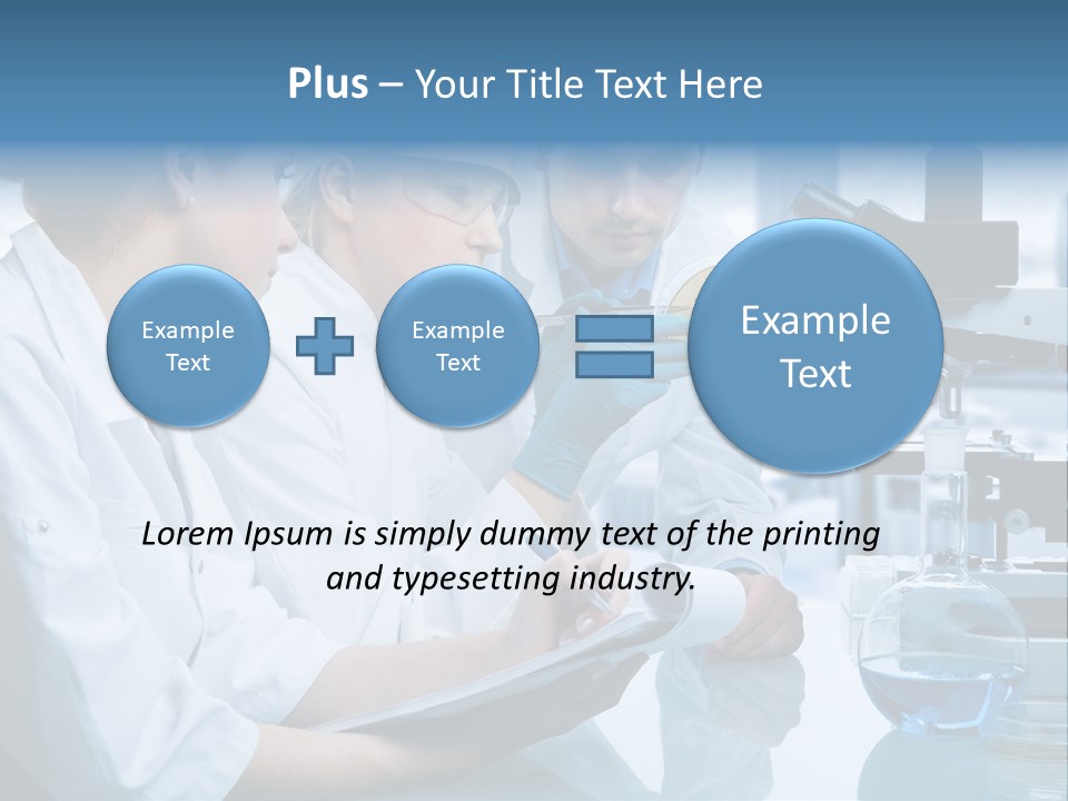 Chemistry Three Hospital PowerPoint Template