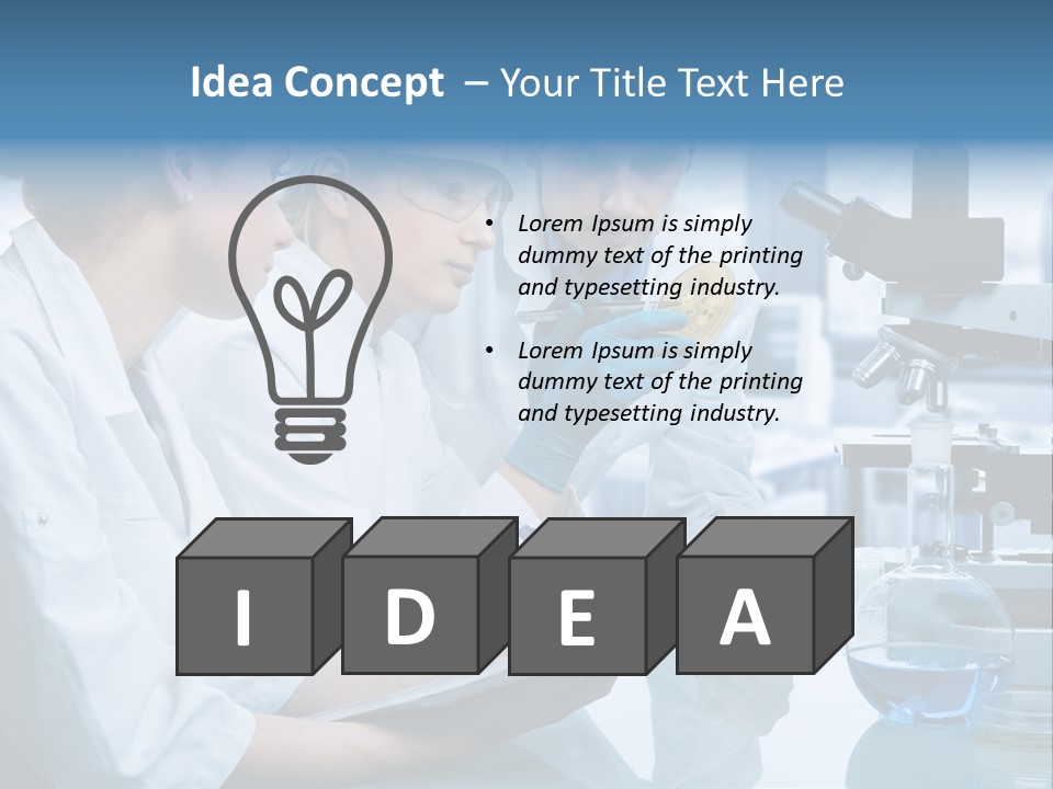 Chemistry Three Hospital PowerPoint Template