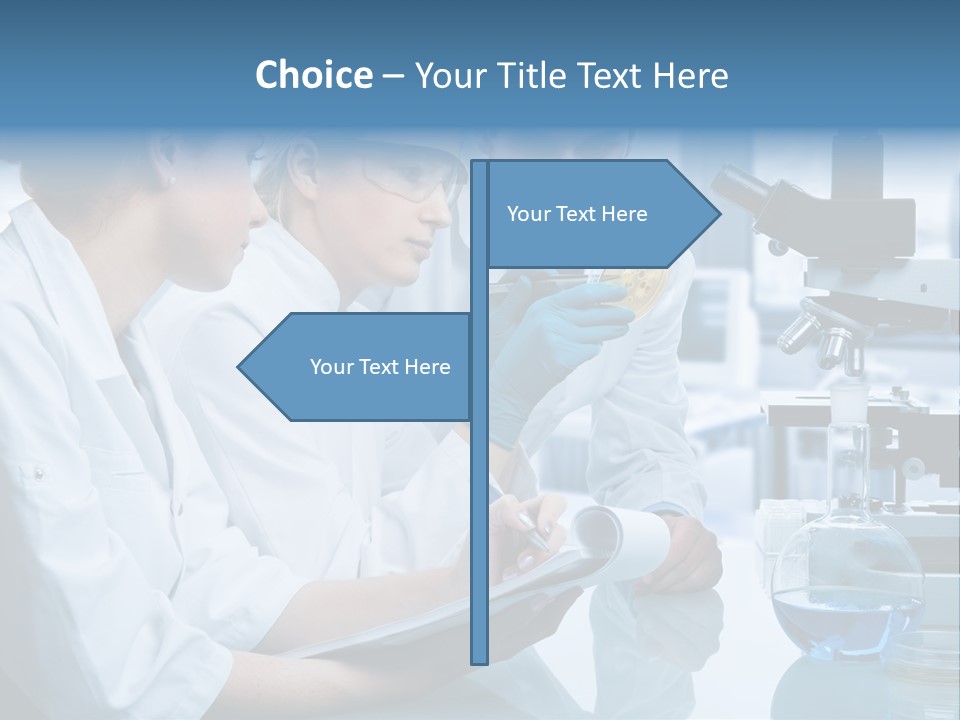 Chemistry Three Hospital PowerPoint Template