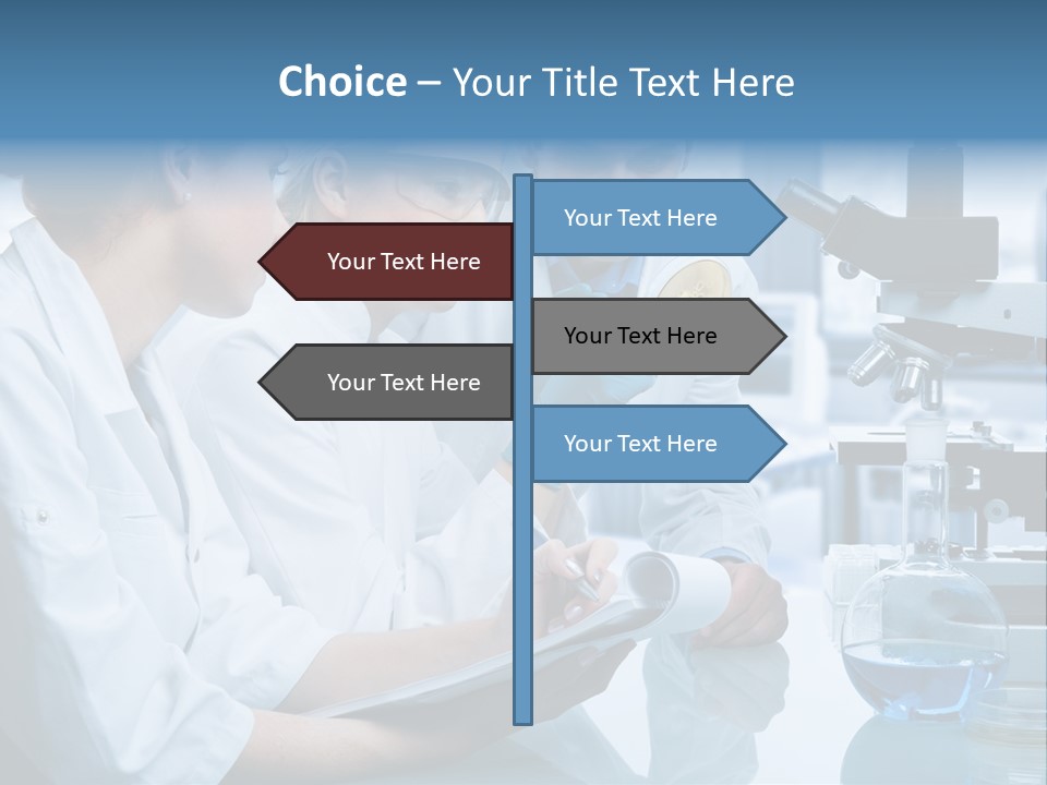 Chemistry Three Hospital PowerPoint Template