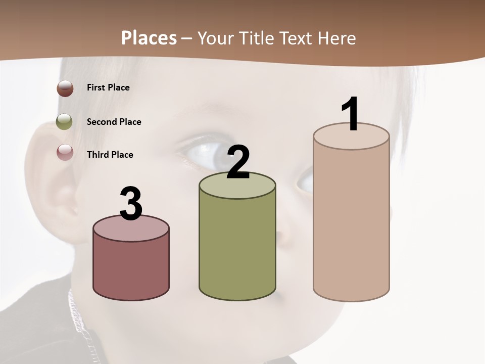 Augen Kind Jung PowerPoint Template