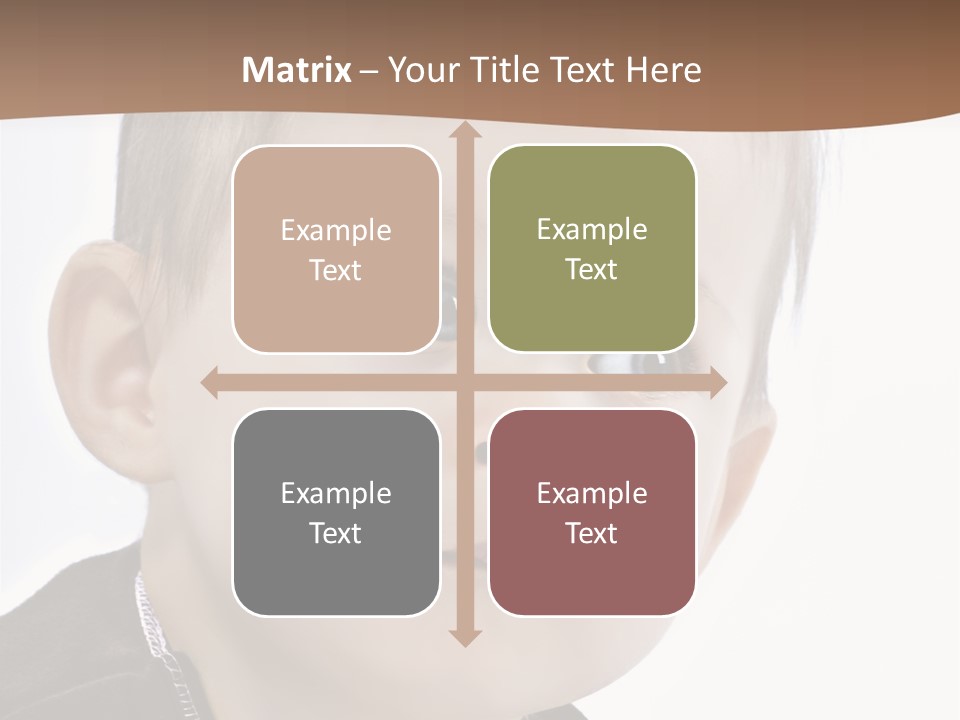 Augen Kind Jung PowerPoint Template