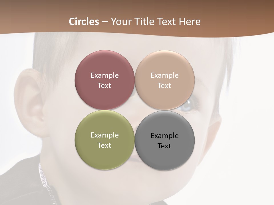Augen Kind Jung PowerPoint Template