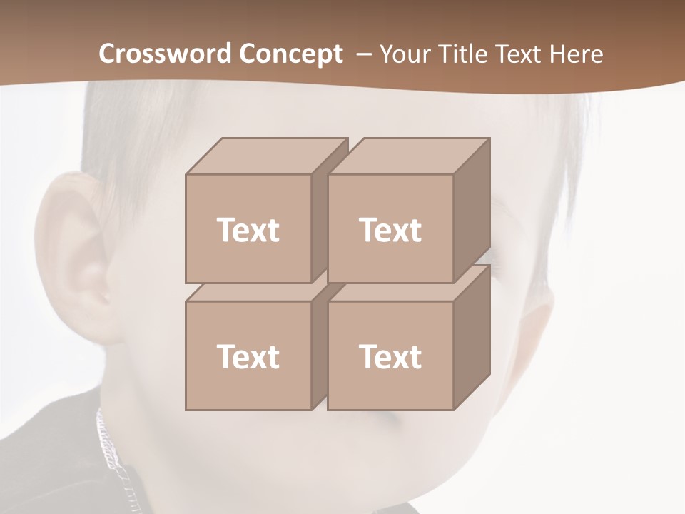 Augen Kind Jung PowerPoint Template