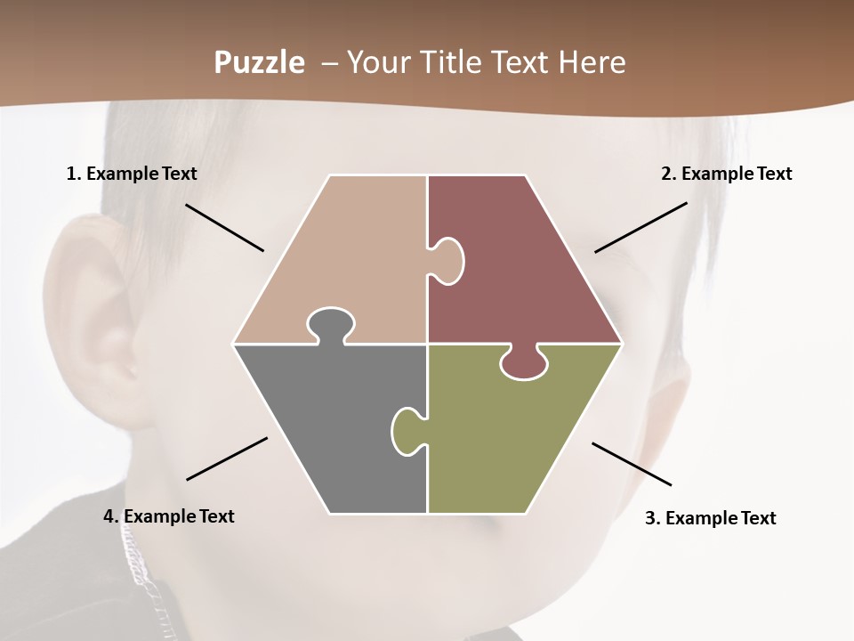 Augen Kind Jung PowerPoint Template