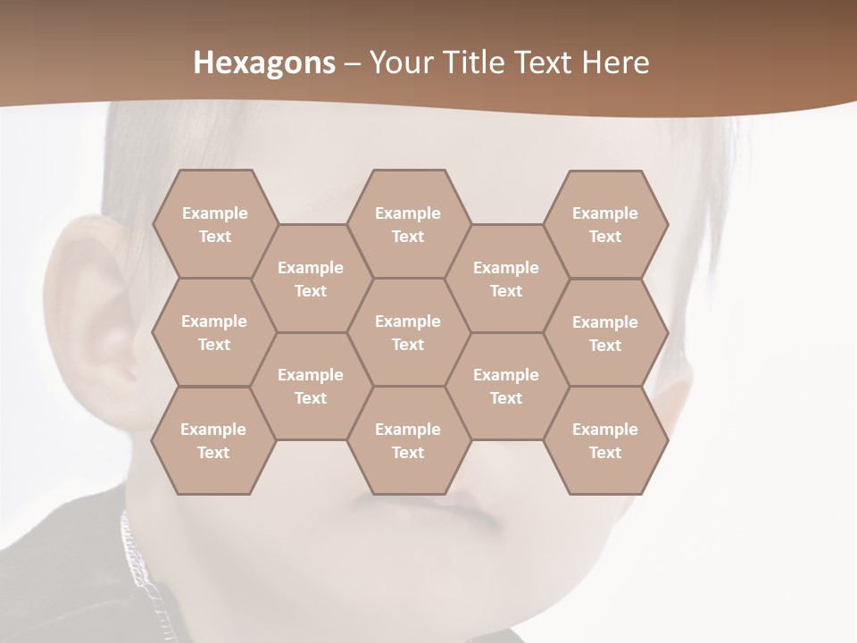 Augen Kind Jung PowerPoint Template