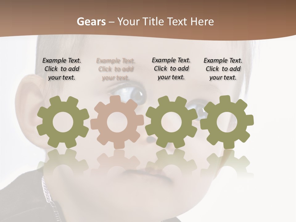 Augen Kind Jung PowerPoint Template