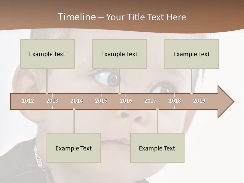 Augen Kind Jung PowerPoint Template