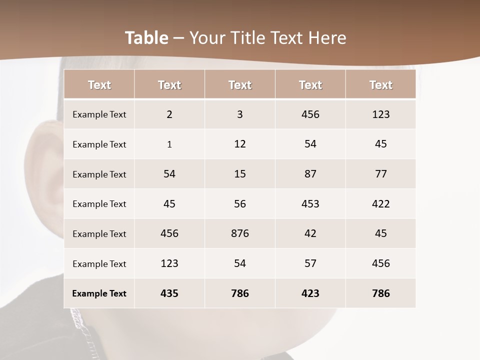 Augen Kind Jung PowerPoint Template