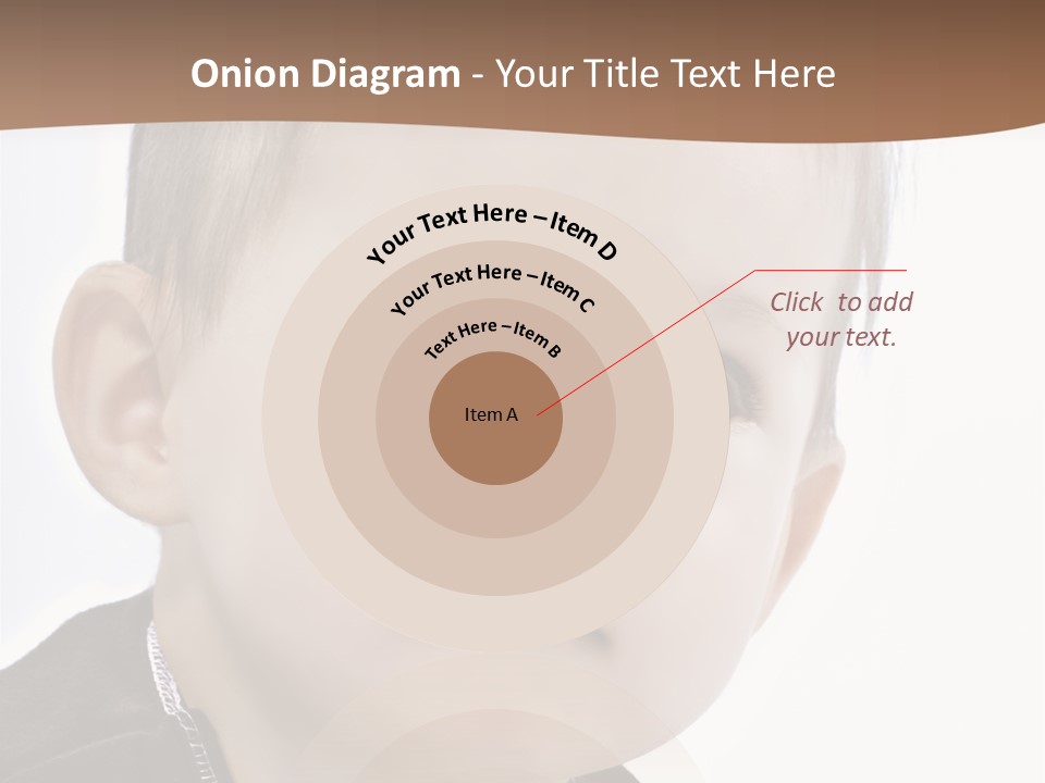 Augen Kind Jung PowerPoint Template