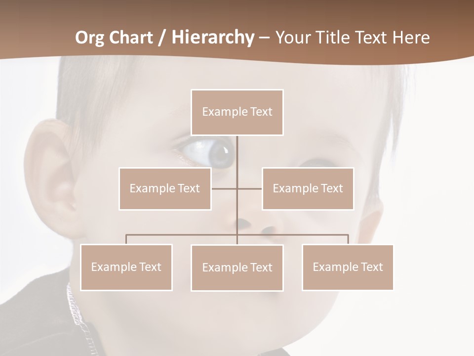Augen Kind Jung PowerPoint Template