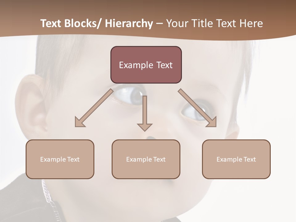 Augen Kind Jung PowerPoint Template