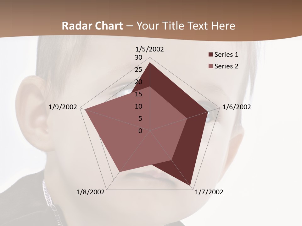 Augen Kind Jung PowerPoint Template