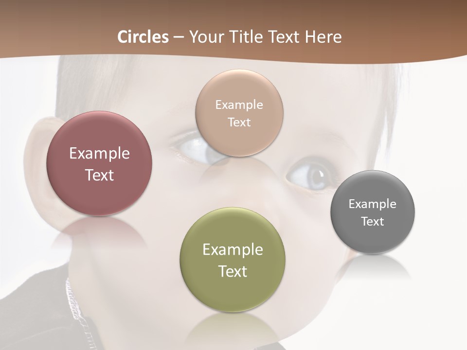 Augen Kind Jung PowerPoint Template