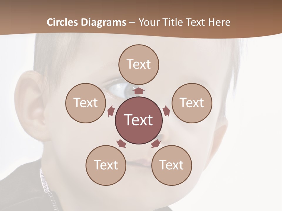 Augen Kind Jung PowerPoint Template