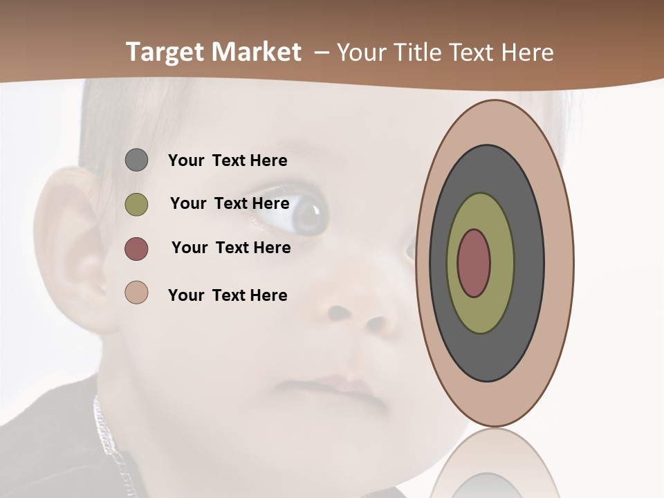Augen Kind Jung PowerPoint Template