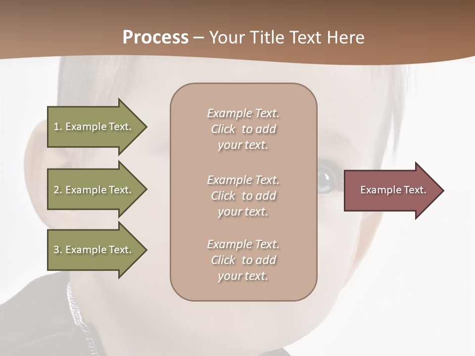 Augen Kind Jung PowerPoint Template