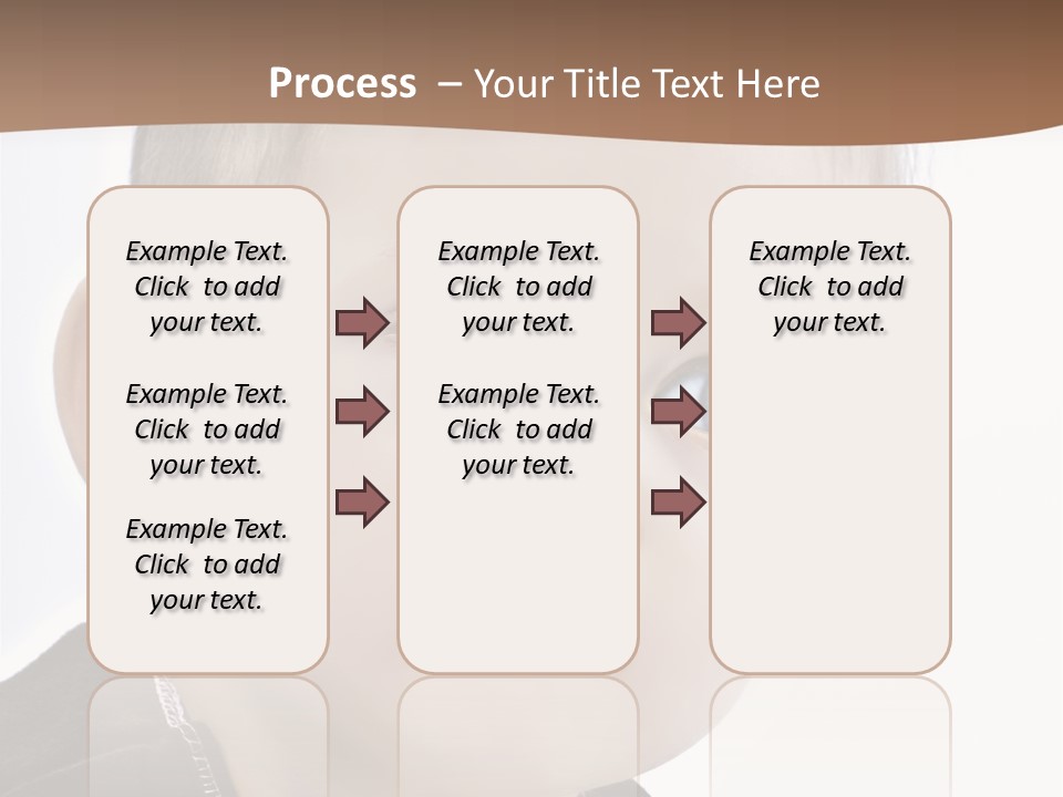 Augen Kind Jung PowerPoint Template