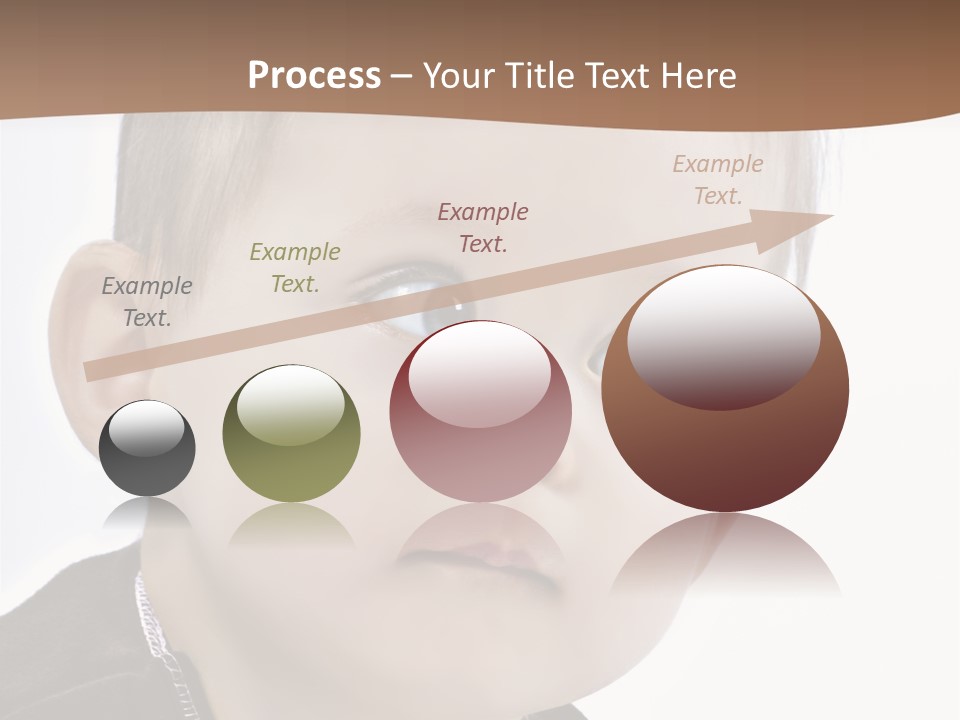 Augen Kind Jung PowerPoint Template