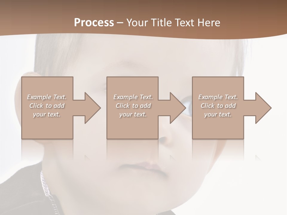 Augen Kind Jung PowerPoint Template