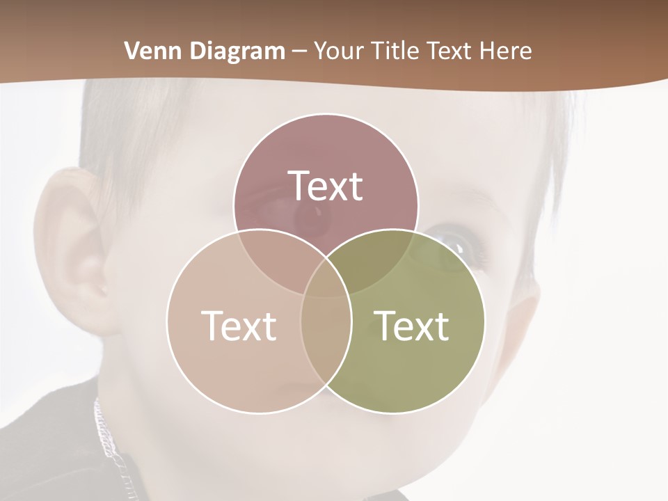 Augen Kind Jung PowerPoint Template