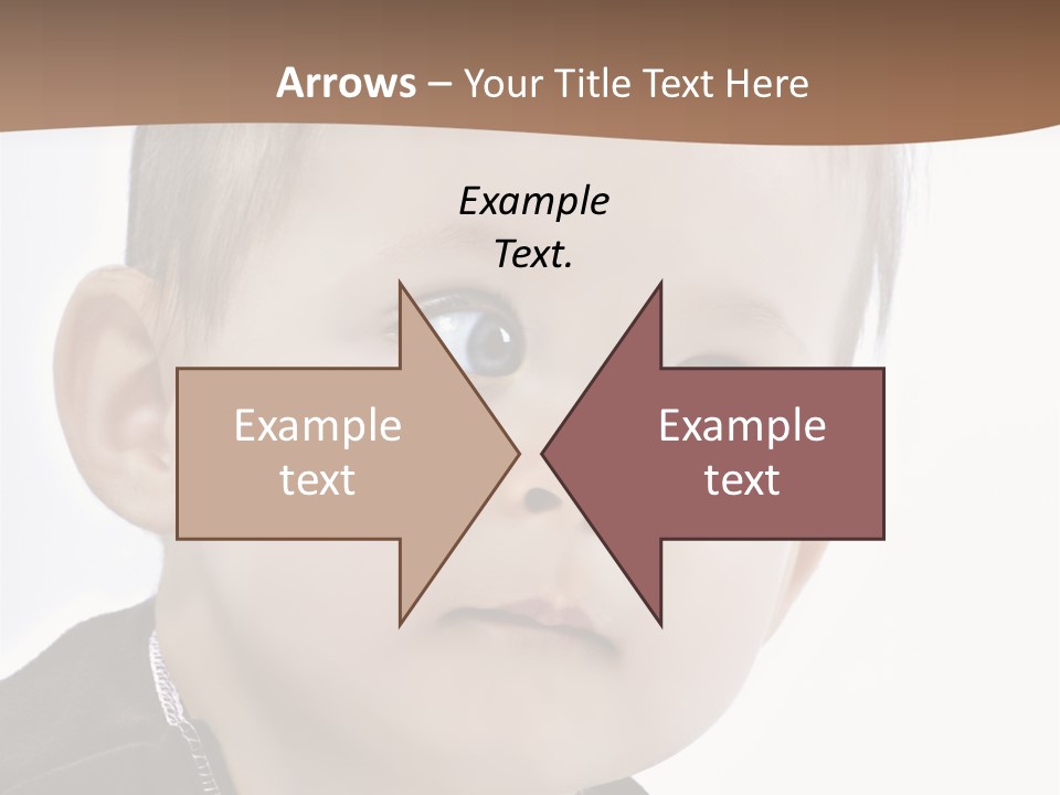 Augen Kind Jung PowerPoint Template