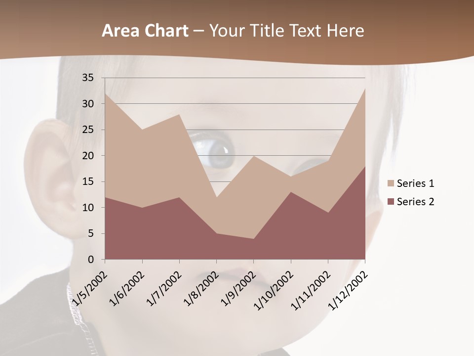 Augen Kind Jung PowerPoint Template