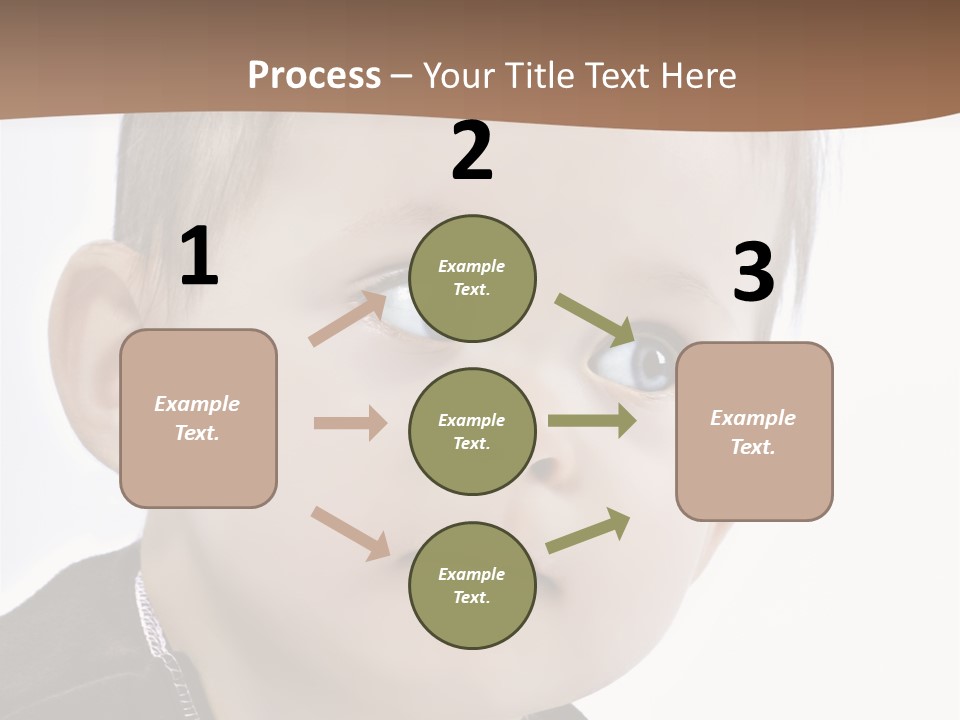 Augen Kind Jung PowerPoint Template
