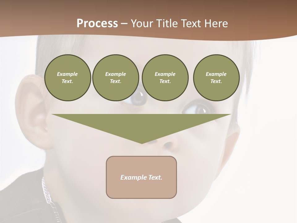 Augen Kind Jung PowerPoint Template