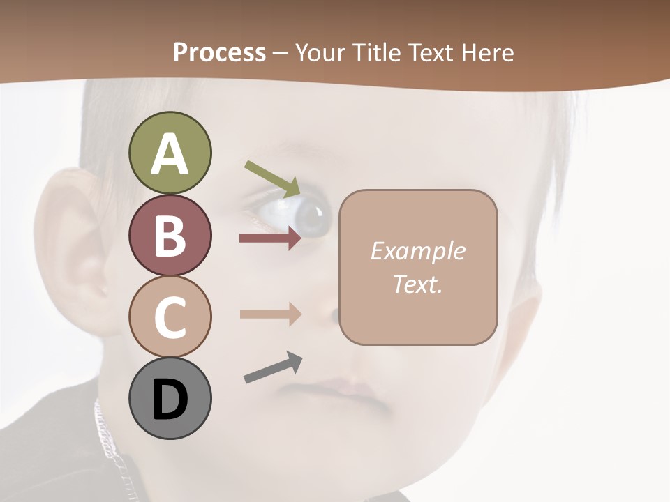 Augen Kind Jung PowerPoint Template