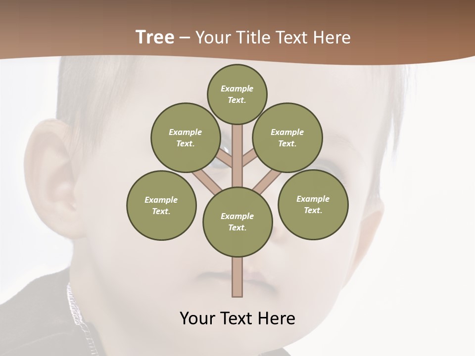 Augen Kind Jung PowerPoint Template