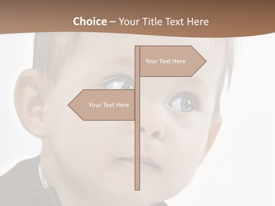 Augen Kind Jung PowerPoint Template