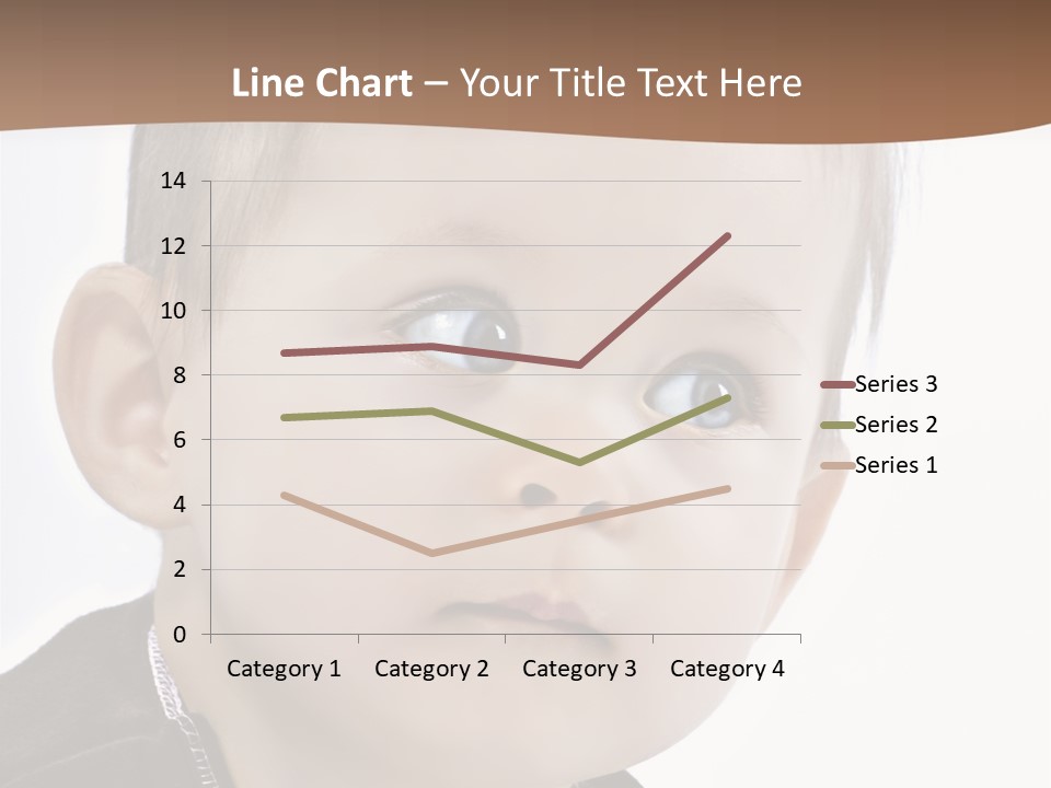 Augen Kind Jung PowerPoint Template