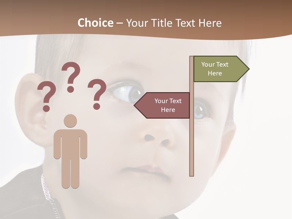 Augen Kind Jung PowerPoint Template