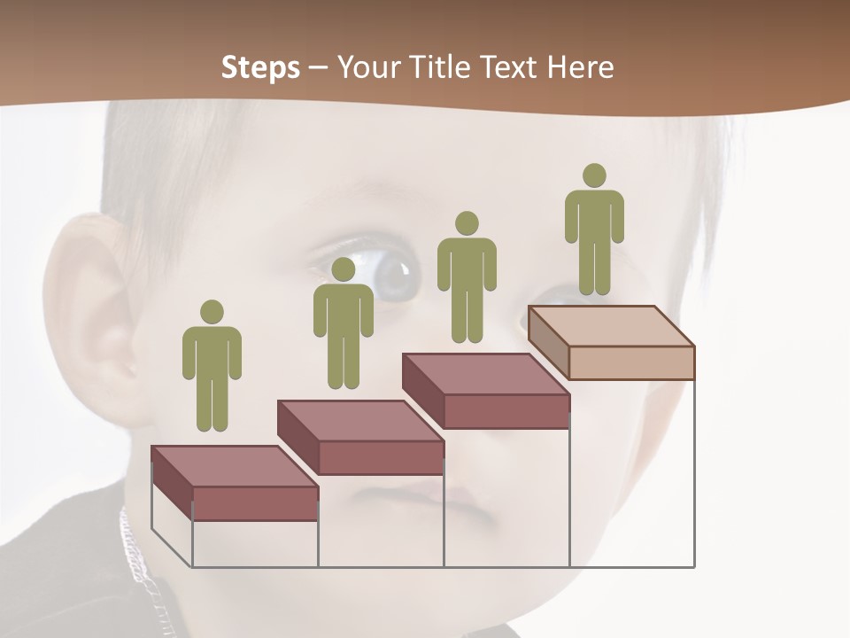 Augen Kind Jung PowerPoint Template