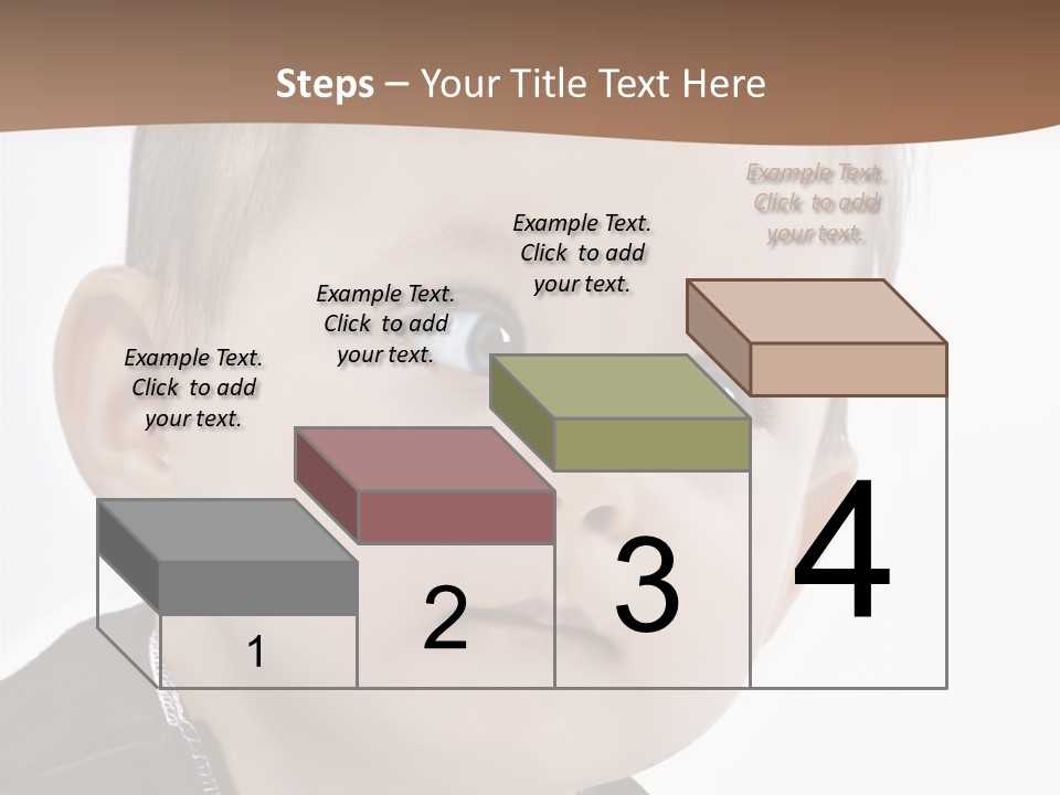 Augen Kind Jung PowerPoint Template